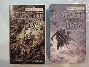 R.A. Salvatore The Hunters Blade Series 1 & 2 (TheThousand Orcs & The Lone Drow)