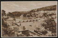 Looe Bridge Cornwall Frith's Postcard