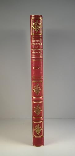 Revue littéraire de l'Université d'Ottawa. Troisième année : 1902