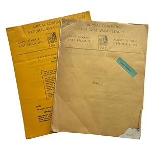 Three items relating to the 1947 Annual Conference at Camp Atwater in East Brookfield, Massachuse...