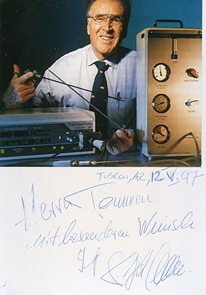 Dr Wilibald Pschyrembel German Physicist 2x Hand Signed Letters