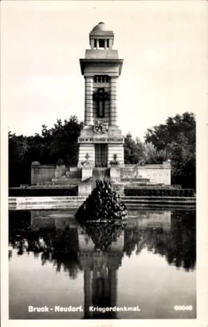 Ansichtskarte / Postkarte Bruckneudorf im Burgenland, Kriegerdenkmal