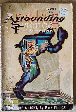 Astounding Science Fact & Fiction August 1960 / Mark Phillips "Out Like a Light" / Harry Harrison...