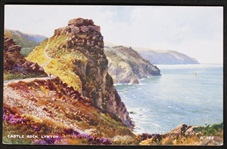 Lynton Artist Brian Gerald Postcard