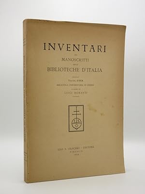 Inventari dei Manoscritti delle Biblioteche d'Italia: Volume LXXX: Biblioteca Universitaria di Ur...