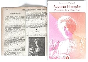 Augusta KLUMPKE, pionnière de la médecine. (Exemplaire truffé d'une coupure de presse illustrée s...