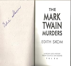 THE MARK TWAIN MURDERS: A Beth Austin Mystery (Brown Bag Mystery Series) **SIGNED COPY** AWARD FI...