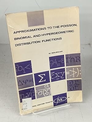 Approximations to the Poisson, Binomial and Hypergeometric Distribution Functions