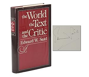 The World, the Text and the Critic