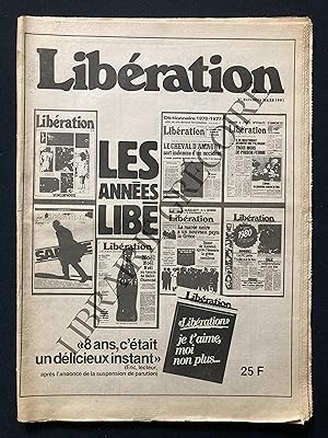 LIBERATION-N°HORS SERIE-MARS 1981-LES ANNEES LIBE