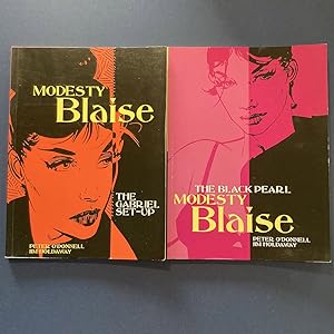 2 x Modesty Blaise: The Gabriel Set-Up & The Black Pearl