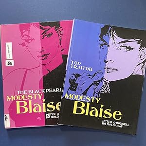 2 x Modesty Blaise: Top Traitor & The Black Pearl