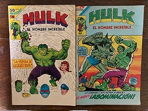 Hulk El Hombre Increible (No. 3-11, No. 3-43, No. 3-60, No. 3-69)