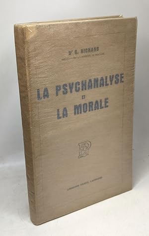 La psychanalyse et la morale
