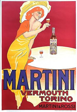 Original Vintage Poster - Martini Vermouth Torino - Martini & Rossi