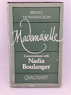 mademoiselle conversations with nadia boulanger