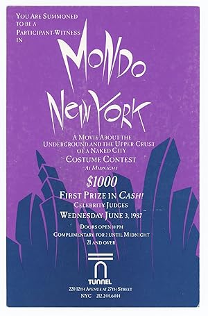 You Are Invited to be a Participant Witness in Mondo New York