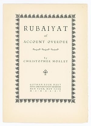 Rubaiyat of Account Overdue