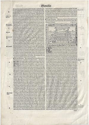 Between 1512 and 1520 - Leaf from the Biblia cum concordantijs (Bible with concordances), printed...