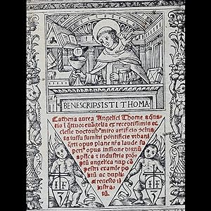 1520 4th Edtn CATENA AUREA ANGELICI By Thomas von Aquin Good Religion