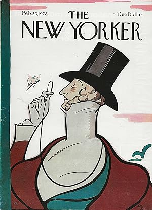 The New Yorker February 20, 1978 Rea Irvin FRONT COVER ONLY