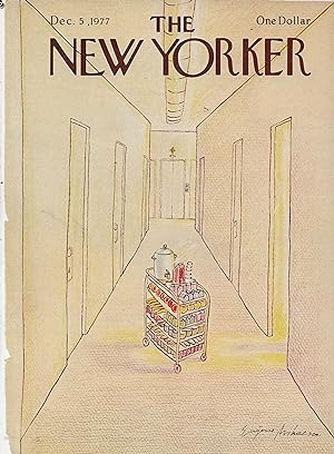 The New Yorker December 5, 1977 Eugene Mihaesco FRONT COVER ONLY