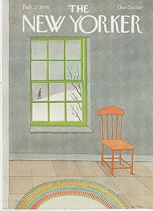 The New Yorker February 27, 1978 Pierre Le-Tan FRONT COVER ONLY