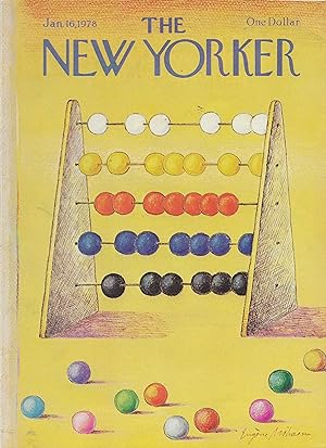 The New Yorker January 16, 1978 Eugene Mihaesco FRONT COVER ONLY