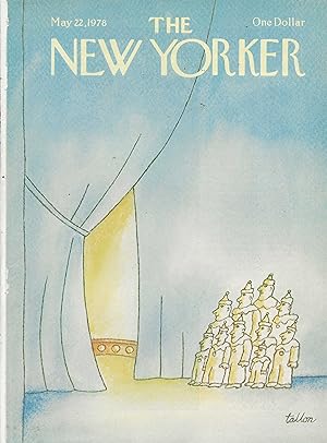 The New Yorker May 22, 1978 Robert Tallon FRONT COVER ONLY