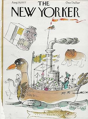 The New Yorker August 29, 1977 Jospeh Low FRONT COVER ONLY