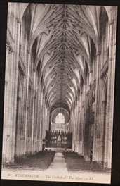 Winchester Cathedral c.1914 Postcard