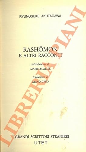 Rashomon e altri racconti.