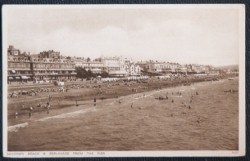 Sandown Esplanade IOW 1930 Postcard