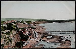 Shanklin Cliff Pier Vintage Postcard