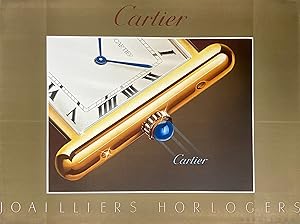Original Vintage Poster - Cartier - Joalliers Horlogers