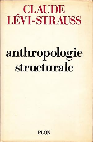 Anthropologie structurale.