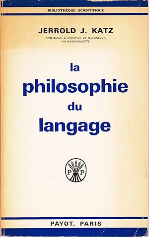 La philosophie du langage.