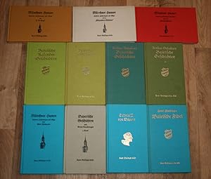 11 Bücher - BAIRISCHE KALENDER GESCHICHTEN, MÜNCHNER HUMOR - Kaut-Bullinger.