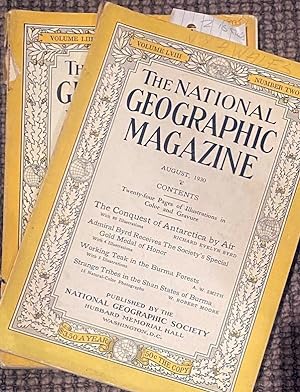 National Geographic Magazine featuring Admiral Byrd and his Antarctic expeditions