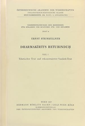 Dharmakirti's Hetubinduh [Teil I & II] : Tibetischer Text und rekonstruierter Sanskrit-Text & Übe...
