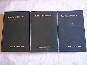 Records Relating to The Barony of Kendale. THREE VOLUME SET.