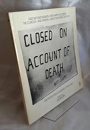 Closed on Account of Death. Not Sam! PRESENTATION COPY FROM PHOTOGRAPHER.