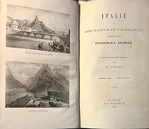 Rare Women writers 1862 | Italië in zijn natuur en volksleven geschetst door Frederika Bremer uit...