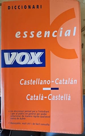 DICCIONARI ESSENCIAL CASTELLANO CATALAN. CATALA - CASTELLA. VOX.