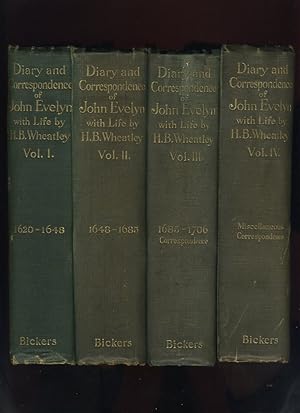Diary of John Evelyn 4 volumes