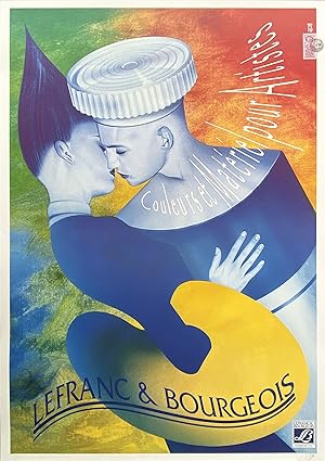 Original Vintage Poster - Lefranc et Bourgeois (Artist signed poster)