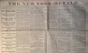 [Civil War] 15 Issues of the New York Herald Newspaper August-September 1861