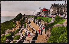 Folkestone Zig Zag Path 1956 Postcard