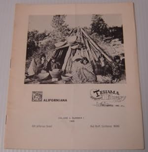 Californiana, Volume 3 Number 1, 1969