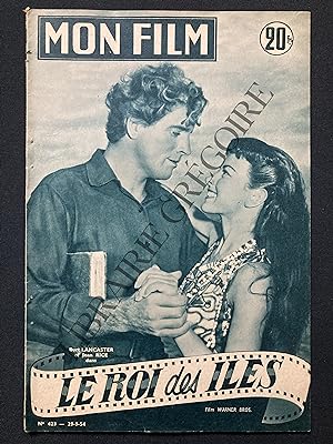 MON FILM-N°423-29 SEPTEMBRE 1954-LE ROI DES ILES